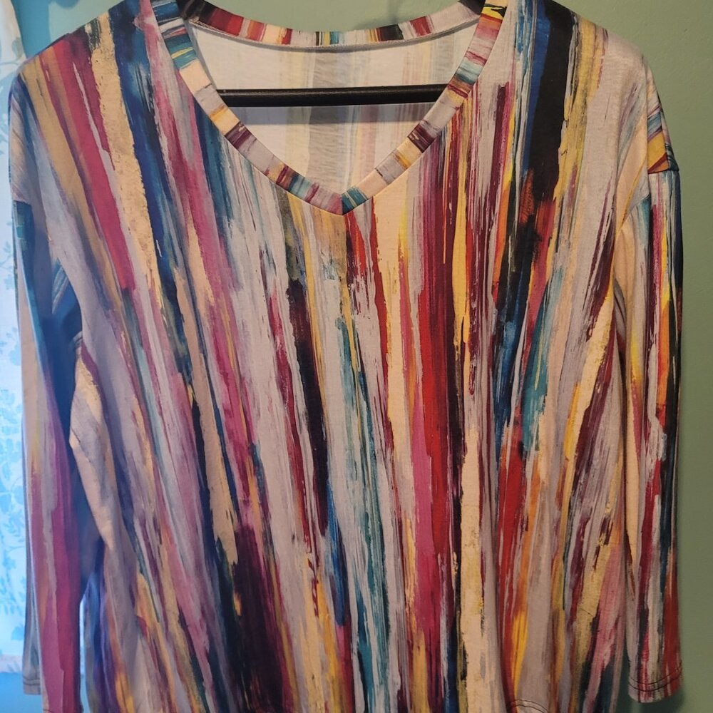 Women's Tunic multi-colored top